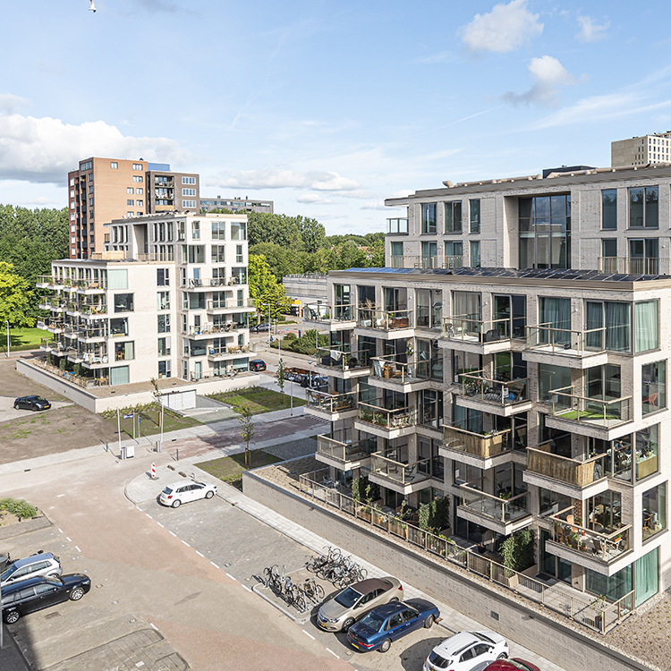 Maarsen Groep Ontwikkeling - Cubes Amsterdam vogelvlucht