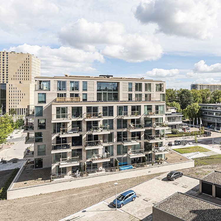 Maarsen Groep Ontwikkeling - Cubes Amsterdam gevel hoog